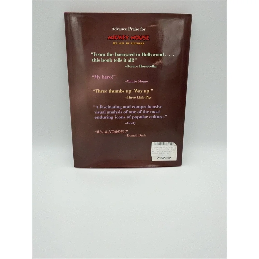 Walt Disney Mickey Mouse My Life in Pictures 1997 First Edition Hardcover Book